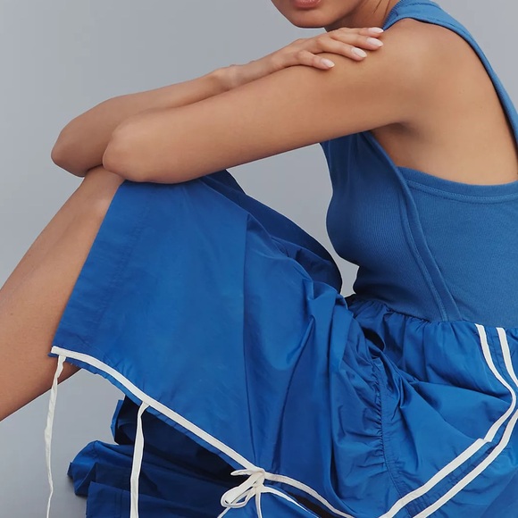 Anthropologie The Bowline Tiered Midi Dress by Daily Practice - Picture 4 of 4